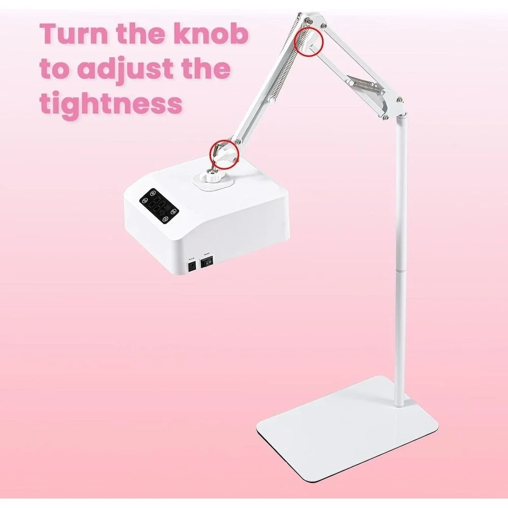 Adjustable Nail Technician Lamp Led Light Stand Gel Polish Vertical Rechargeable